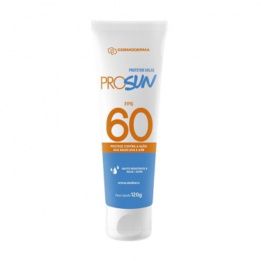 CREME PROTETOR SOLAR PRO SUN FPS 60 COSMODERMA