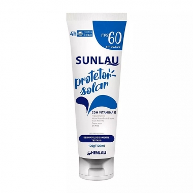 CREME PROTETOR SOLAR SUNLAU FPS 60 HENLAU