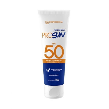 CREME PROTETOR SOLAR PRO SUN FPS 50 COSMODERMA