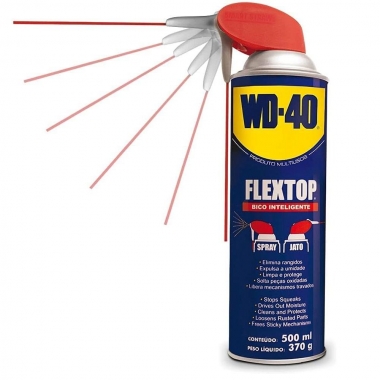 WD-40 LUBRIFICANTE E DESENGRIPANTE 500ML BICO FLEX TOP